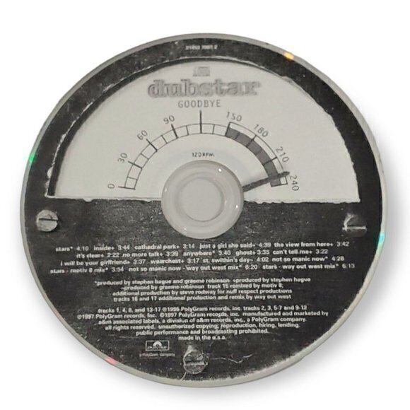 Dubstar - Goodbye [1997 Promotional‎ CD] - Picture 3 of 3